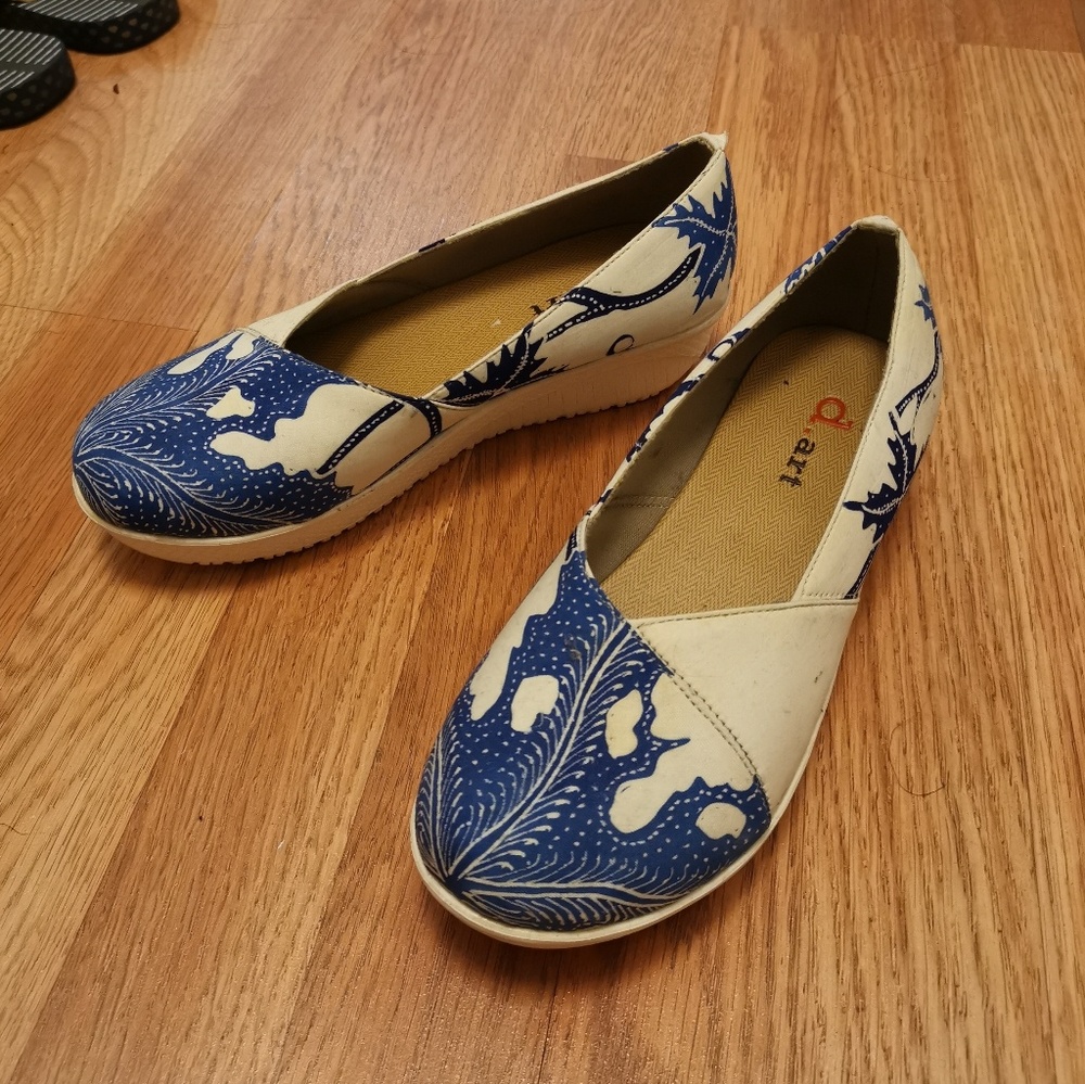 Batik Platform Ballet Shoes